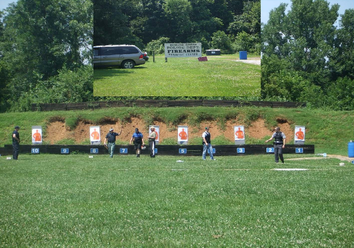 Figure 1: Location of Outdoor Firearms Shooting Range for Police Officers in Southcentral Kentucky