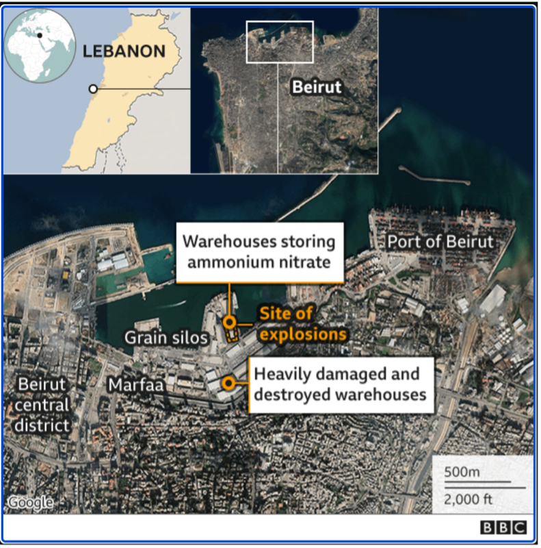 Annex 2: Warehouse 12 location at Beirut Port