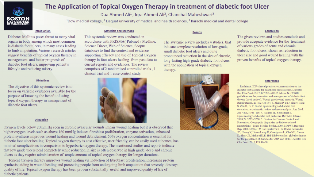 Edition 67 – The Application of Topical Oxygen Therapy in the Treatment of Diabetic Foot Ulcers; A Systemic Review