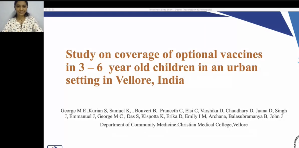 Edition 70 - Study on Coverage of Optional Vaccines in 3–6 Year Old Children in an Urban Setting in Vellore, India