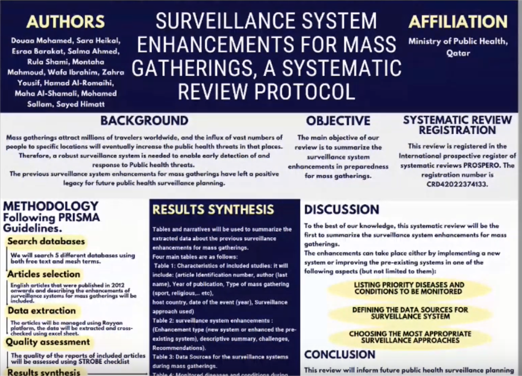 Edition 70 - Enhancements of Public Health Surveillance in Preparedness for Mass Gatherings