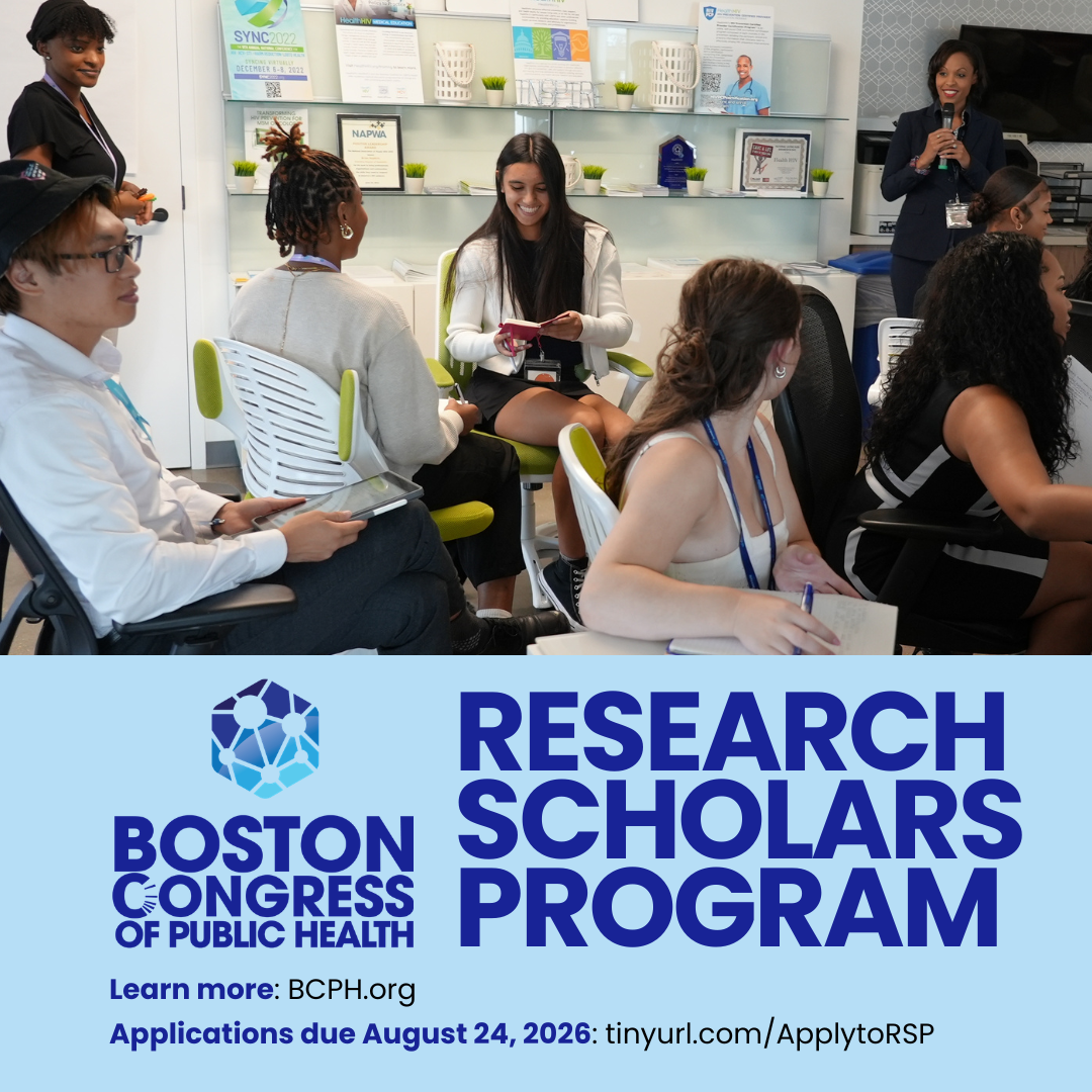 BCPH Research Scholars Program, Fall 2026 cohort, applications due August 24 2026